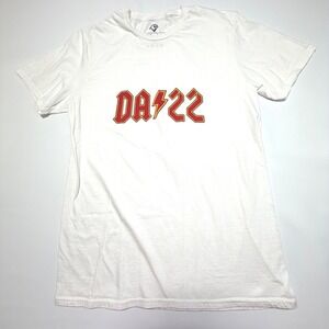 DRZZZ Parody Graphic Tee White Short Sleeve Shirt Men's Medium – 100% Cotton